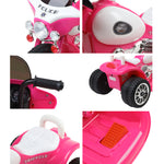 Rigo Kids Ride On Motorbike Motorcycle Toys Pink 