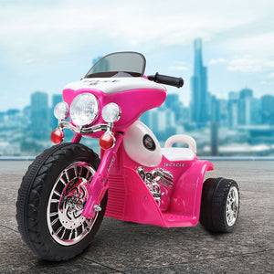 Rigo Kids Ride On Motorbike Motorcycle Toys Pink 