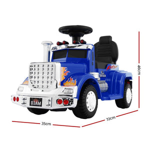 Ride On Cars Kids Electric Toys Car Battery Truck Childrens Motorbike Toy Rigo Blue