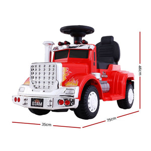 Ride On Cars Kids Electric Toys Car Battery Truck Childrens Motorbike Toy Rigo Red