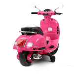 Rigo Kids Ride On Motorbike Vespa Licensed Motorcycle Car Toys Pink