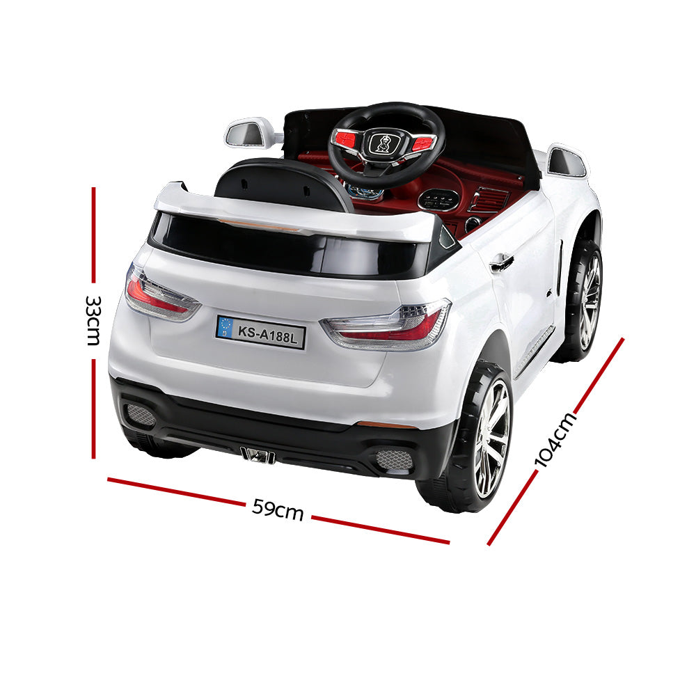 Rigo Kids Ride On Car  - White