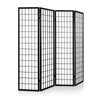 Artiss 4 Panel Wooden Room Divider - Black
