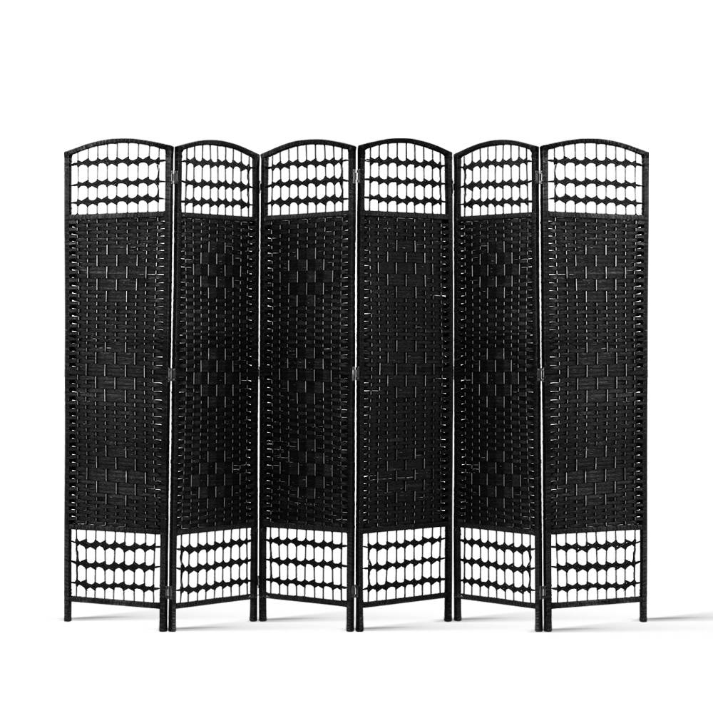 Artiss 6 Panel Room Divider - Black