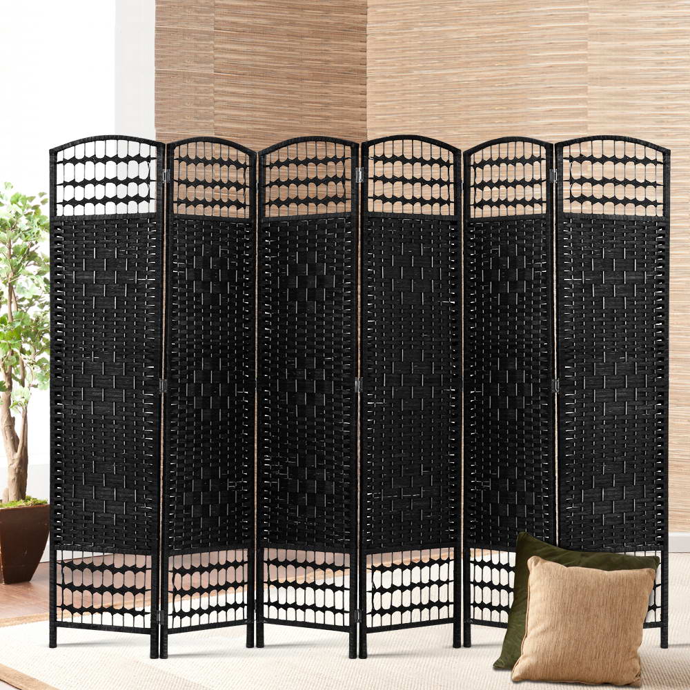 Artiss 6 Panel Room Divider - Black
