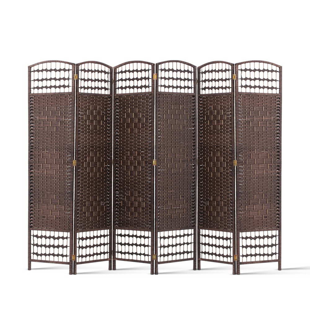 Artiss 6 Panel Room Divider - Brown