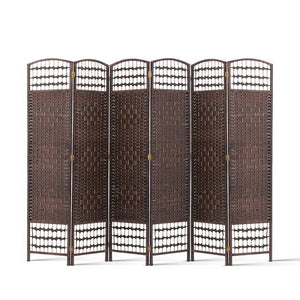 Artiss 6 Panel Room Divider - Brown
