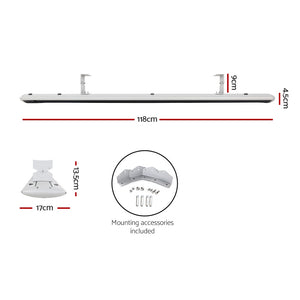 Devanti 2x 2400W Electric Infared Radiant Strip Heater Panel Heat Bar Outdoor