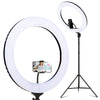 19" LED Ring Light 6500K 5800LM Dimmable Diva With Stand Make Up Studio Video