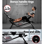 Everfit Magnetic Rowing Machine Rower Full Motion Arms Exercise Fitness Cardio