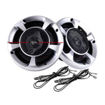 Giantz Set of 2 6.5inch LED Light Car Speakers