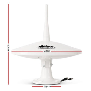 WEISSHORN Outdoor Caravan TV Antenna Omni Directional Aerial Booster 720 Degree