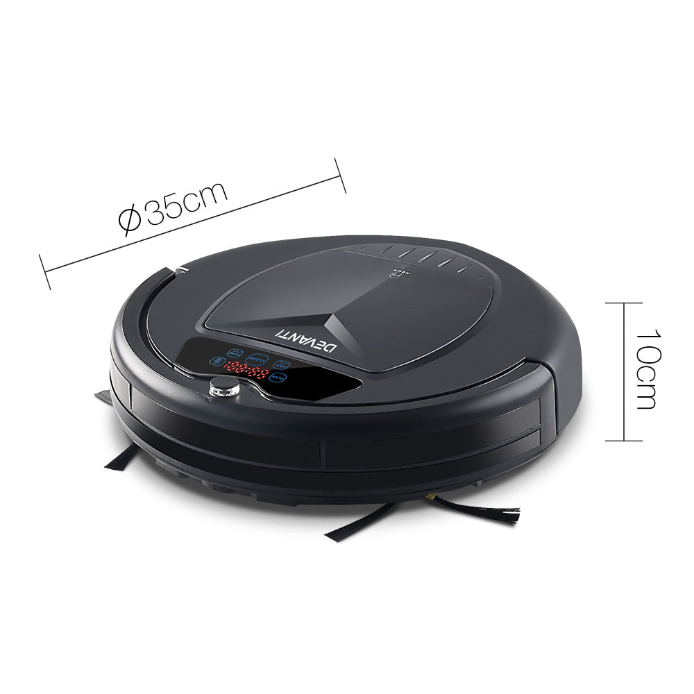 Devanti Robot Vacuum Cleaner Robotic Carpet Floor Dry Clean Automatic Recharge