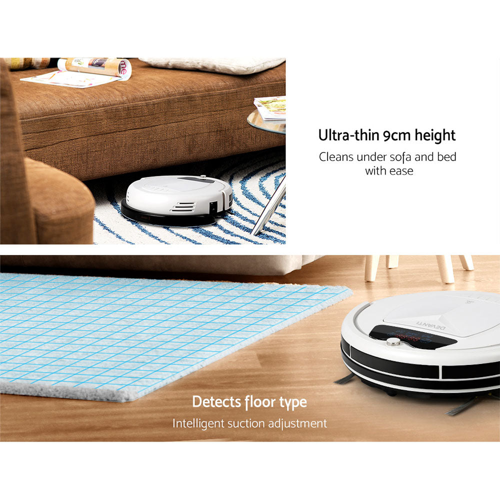 Devanti Automatic Robotic Vacuum Cleaner 