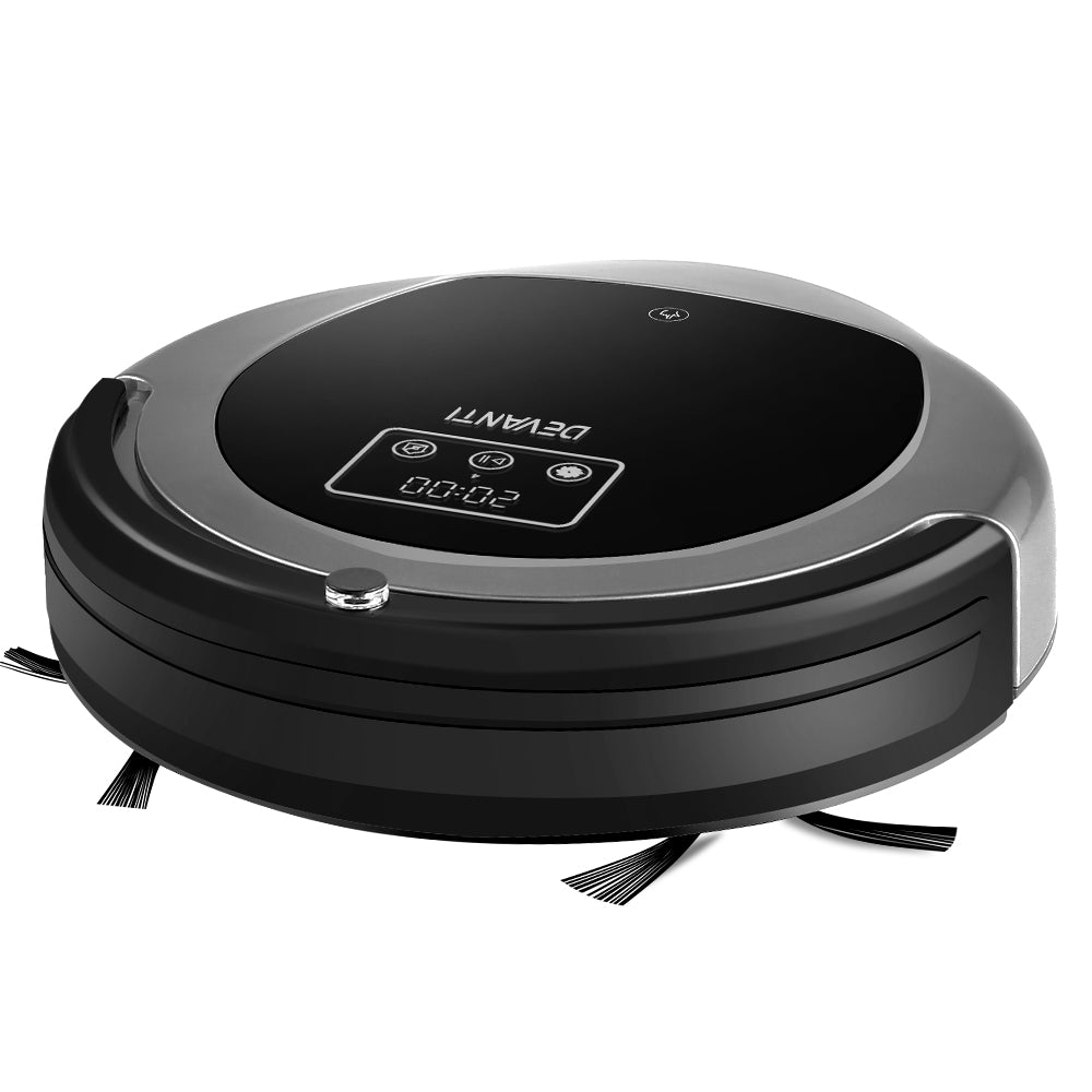 Devanti Robotic Vacuum Cleaner - Black & Grey