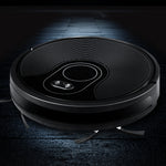 Robot Vacuum Cleaner Smart Robotic Carpet Mop Floor Dry Wet Brushless Motor Black