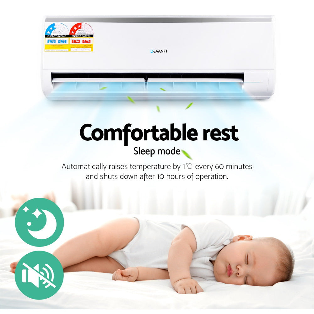 Devanti 2.7KW Split System Air Conditioner 