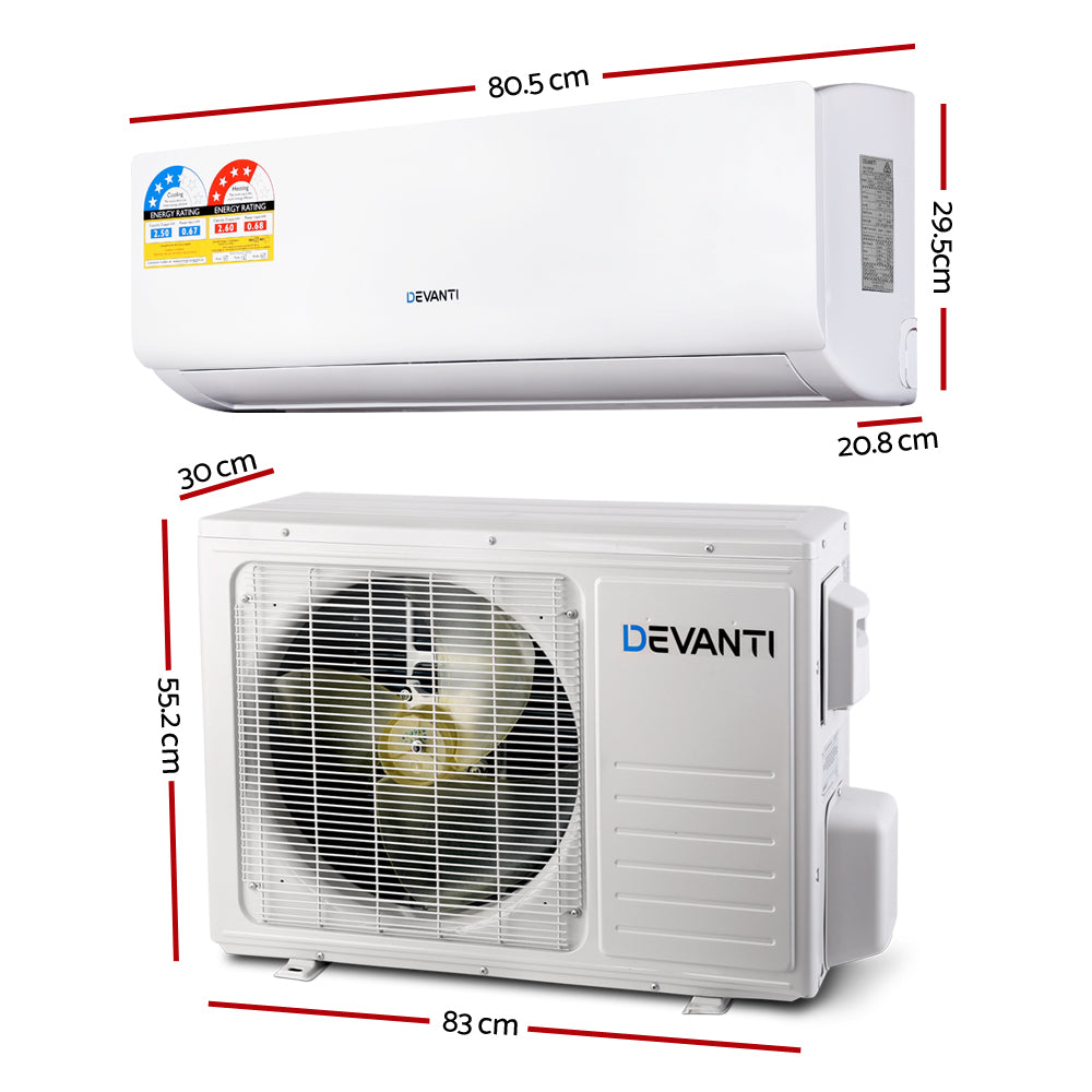 Devanti 4-in-1 Split System Inverter Air Conditioner