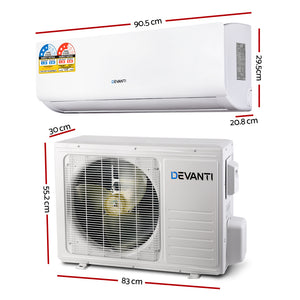 Devanti 4-in-1 3.2kW Split System Inverter Air Conditioner