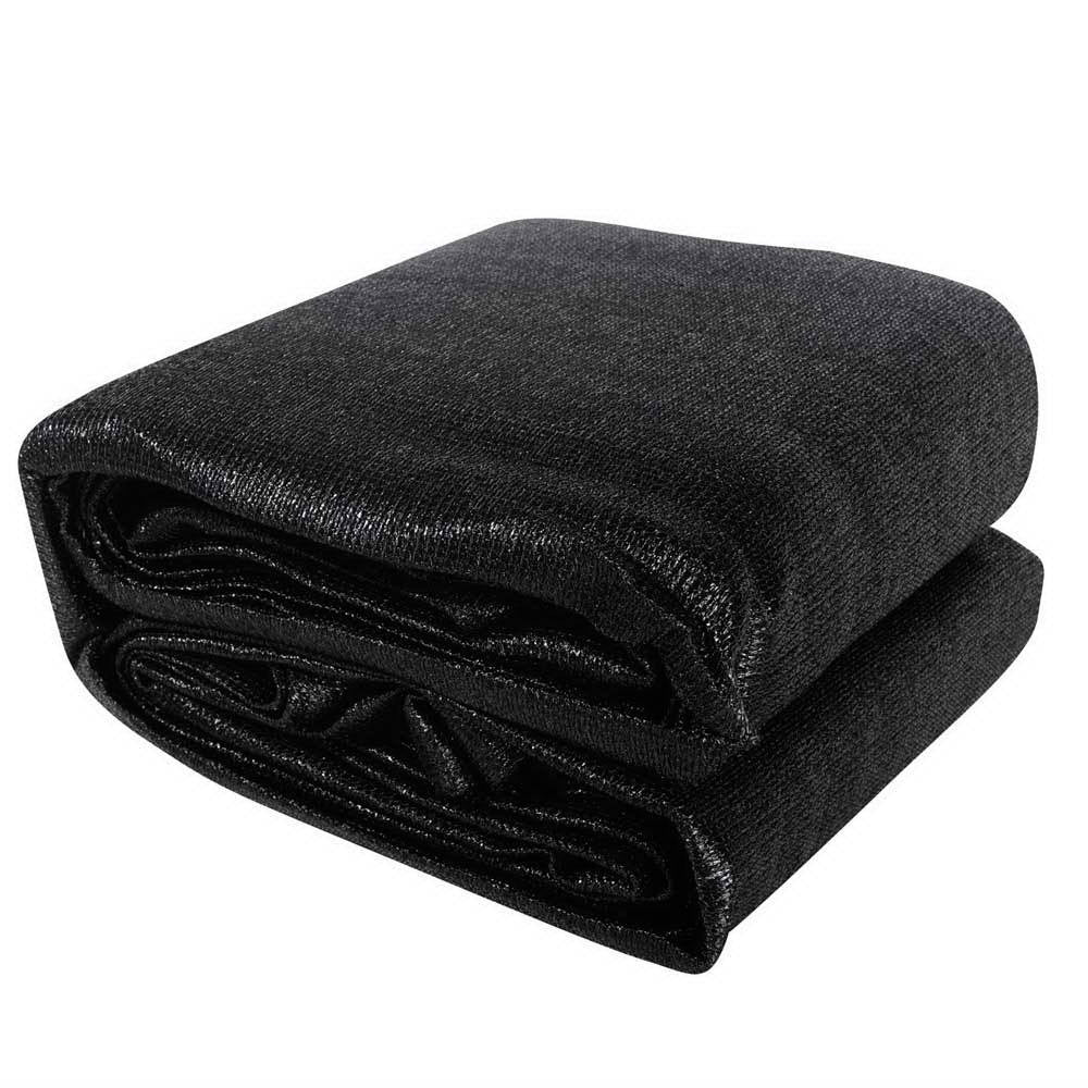 Instahut 3x4m Shade Sail Sun Shadecloth 280gsm Black