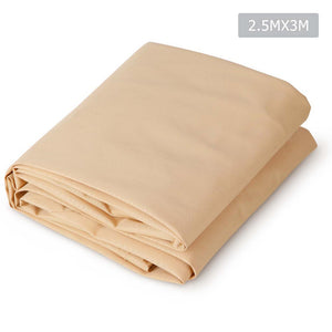 Instahut 2.5 x 3m Rectangle Shade Sail Cloth - Sand Beige