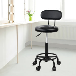 Artiss Salon Stool Swivel Barber Chairs Hairdressing Backrest Hydraulic Height