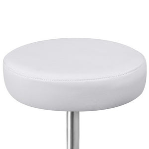 Artiss PU Leather Swivel Salon Stool - White