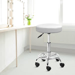 Artiss PU Leather Swivel Salon Stool - White