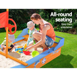 Keezi Boat-Shaped Sand Pit