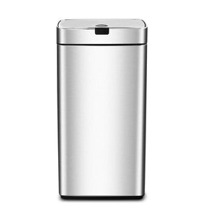 45L Motion Sensor Rubbish Bin - Silver