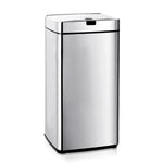 45L Motion Sensor Rubbish Bin - Silver