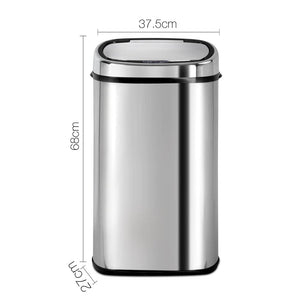 58L Stainless Steel Motion Sensor Rubbish Bin 