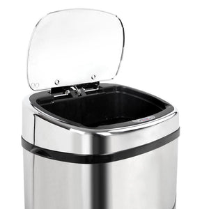 58L Stainless Steel Motion Sensor Rubbish Bin 