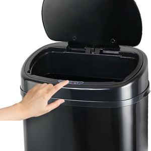 68L Motion Sensor Rubbish Bin - Black