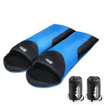 Weisshorn Twin Set Thermal Sleeping Bags - Blue & Black