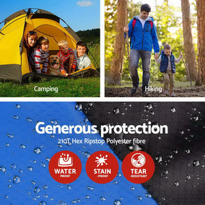 Weisshorn Twin Set Thermal Sleeping Bags - Blue & Black