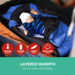 Weisshorn Twin Set Thermal Sleeping Bags - Blue & Black