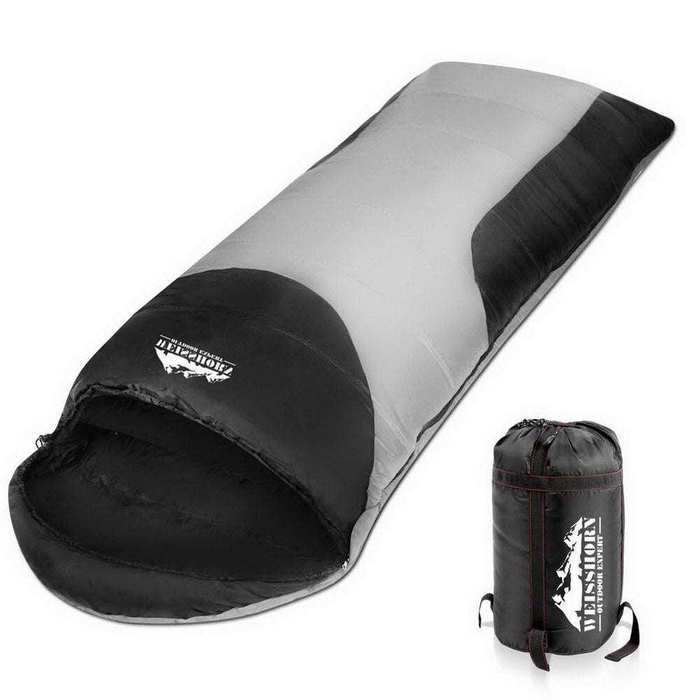 Weisshorn Single Thermal Sleeping Bags - Grey & Black