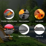 Weisshorn Extra Large Sleeping Bag - Red