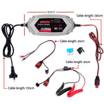 Smart Battery Charger 2A 12V 6V Automatic SLA AGM Car Truck Boat Motorcycle Caravan