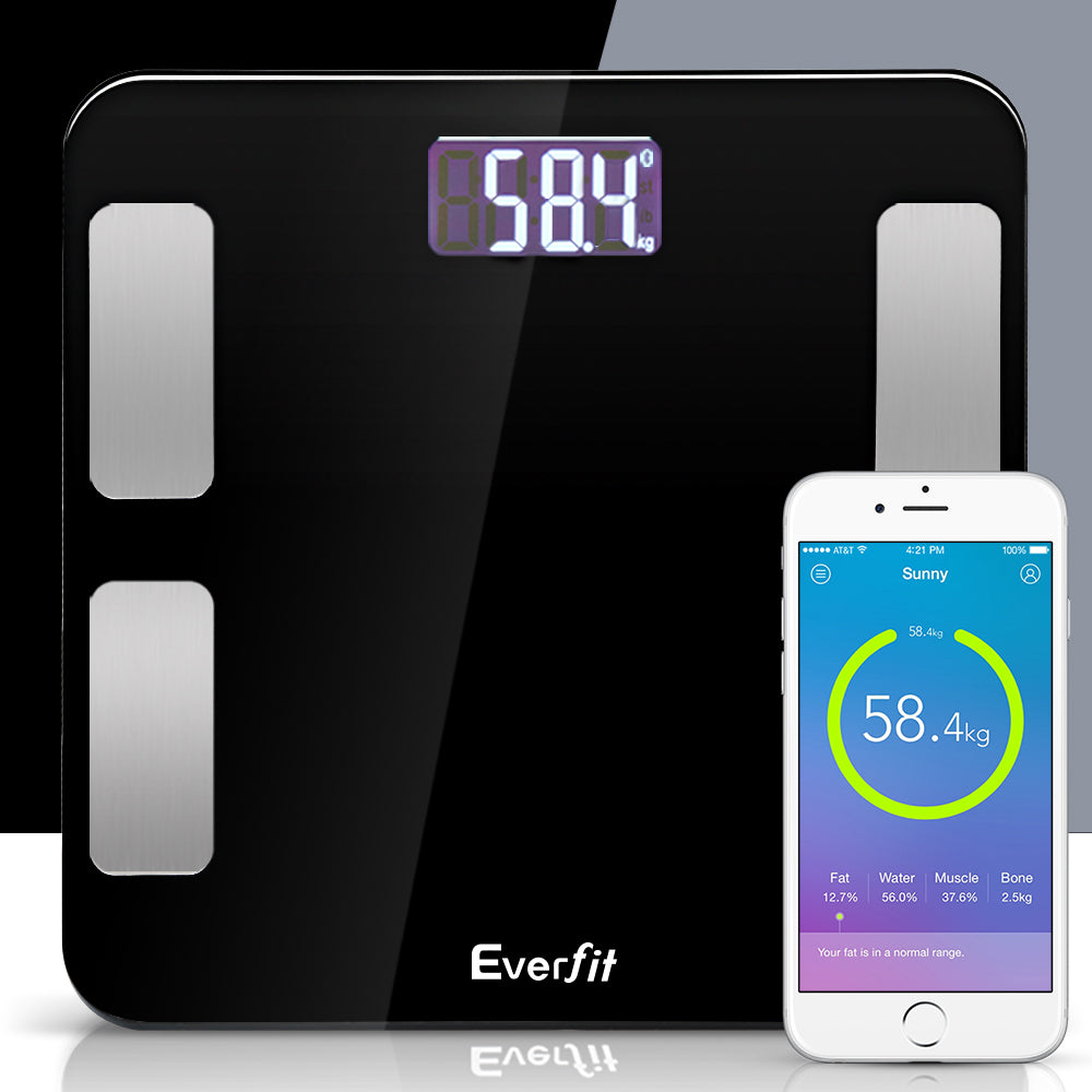 Digital Body Fat Scale - Black