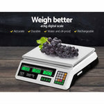 40KG Digital Kitchen Scale Electronic Scales Shop Market Commercial