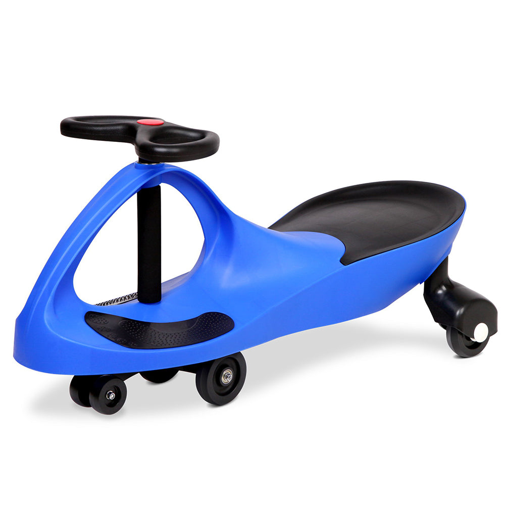 Keezi Kids Ride On Swing Car - Blue