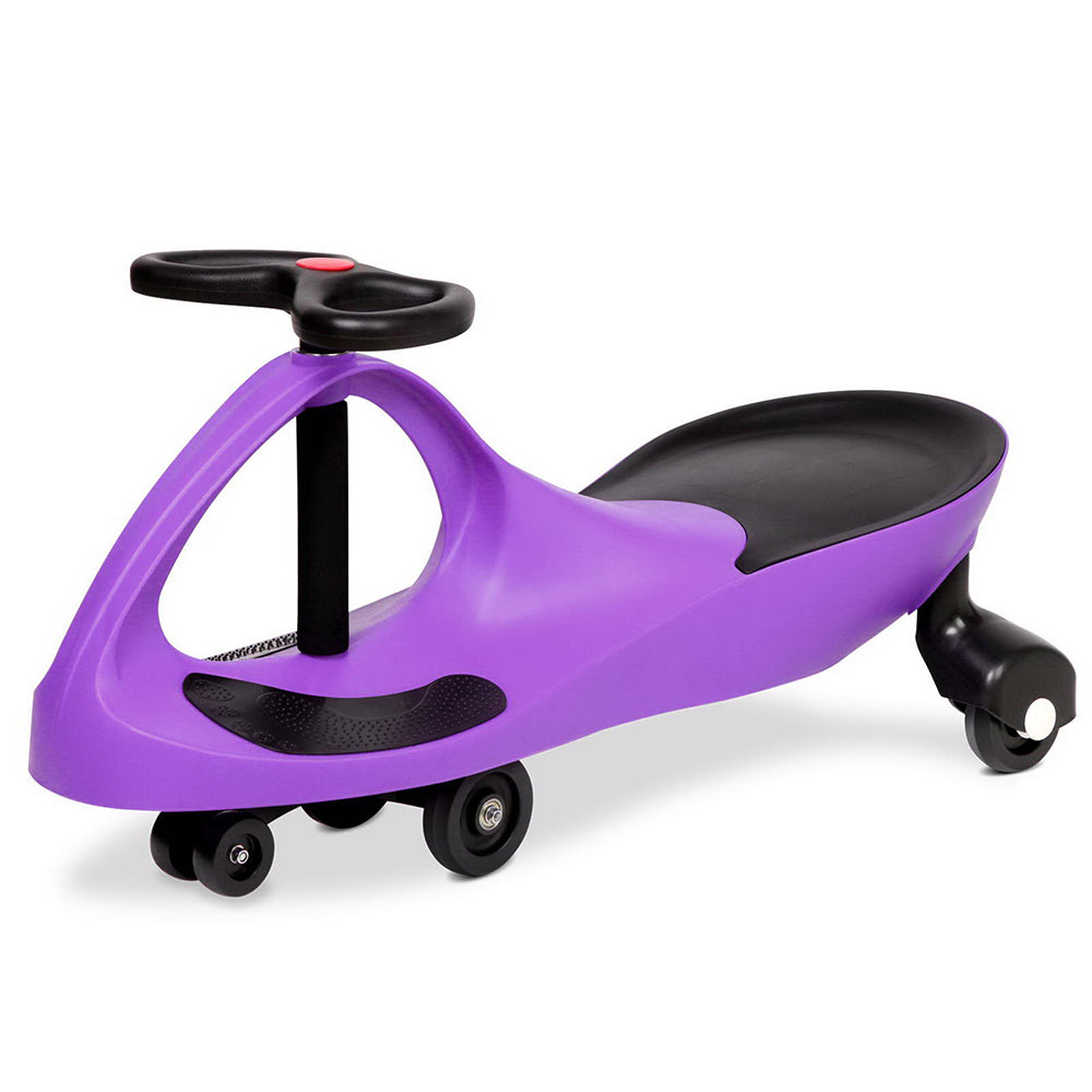 Keezi Kids Ride On Swing Car - Purple