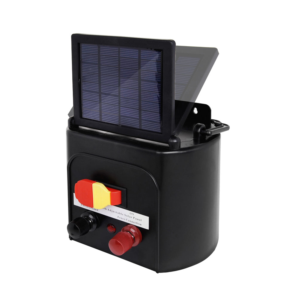 Giantz 3km Solar Electric Fence Energiser Charger