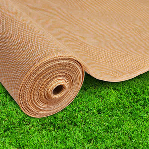 Instahut 70% UV Sun Shade Cloth Shadecloth Sail Roll Mesh Garden Outdoor 1.83x30m Beige