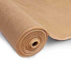 Instahut 70% UV Sun Shade Cloth Shadecloth Sail Roll Mesh Garden Outdoor 1.83x50m Beige