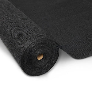 Instahut 3.66 x 10m Shade Sail Cloth - Black