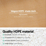 Instahut 3.66 x 20m Shade Sail Cloth - Beige