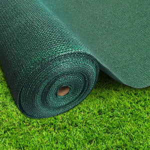 Instahut 50% UV Sun Shade Cloth Shadecloth Sail Roll Mesh Garden Outdoor 3.66x30m Green